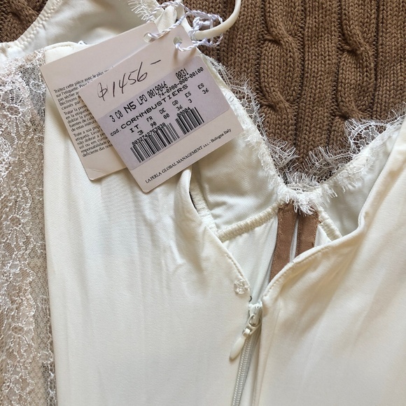 La Perla Cream Lace Chemise - Picture 6 of 8